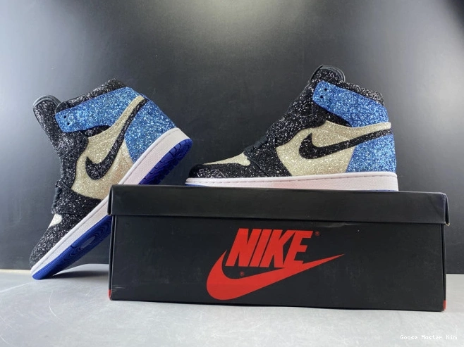 AIR 1 CK5566-400 X DESIGN JORDAN GLITTER FRAGMENT 0619